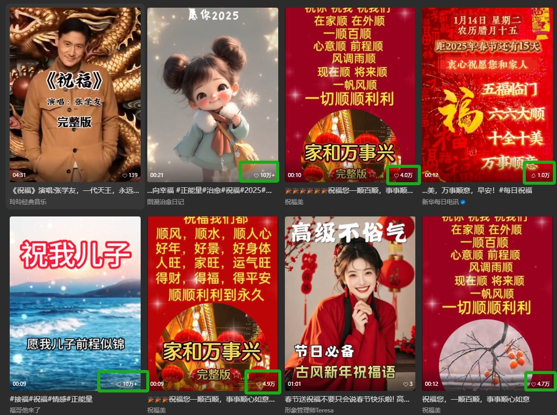银发经济新年风口，儿女祝福视频爆火，一条作品上万播放，一定要抓住-星禾网创星球