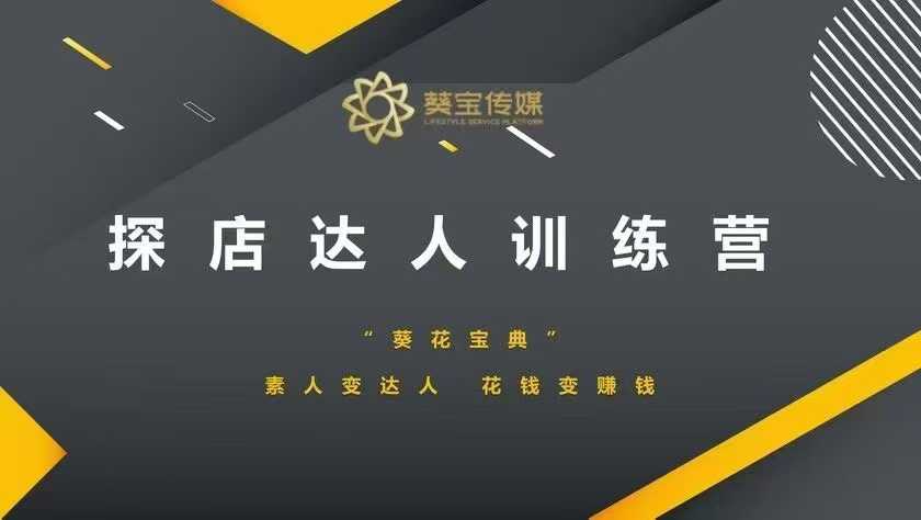 探店达人训练营，素人变达人，花钱变赚钱-星禾网创星球