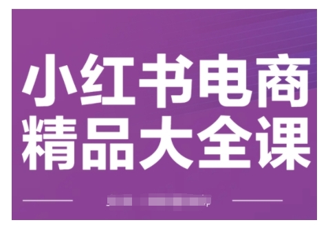 小红书电商精品大全课，快速掌握小红书运营技巧，实现精准引流与爆单目标，轻松玩转小红书电商(更新2月)-星禾网创星球