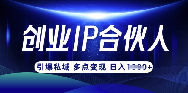 云帆·创业ip合伙人打造3.0，从0到1教你做网创，实现月入过W-星禾网创星球