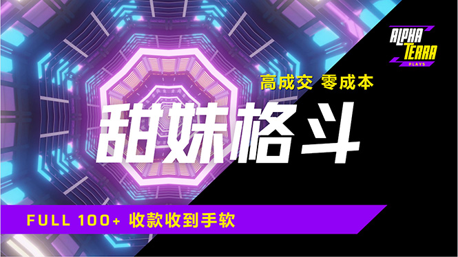 高成交零成本，售卖甜美格斗课程，谁发谁火，加爆微信，日入1000+收款...-星禾网创星球
