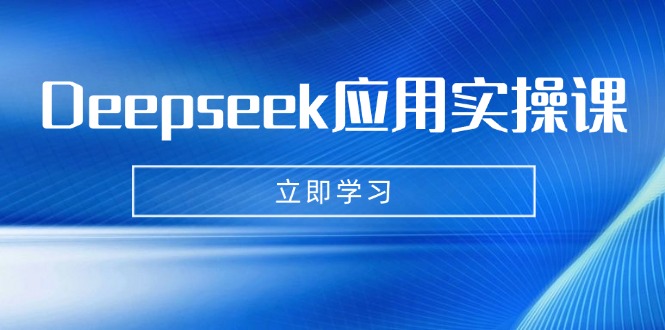 Deepseek应用实操课：AI制作数字妈妈、写真、短视频，辅导作业，PPT制作等-星禾网创星球