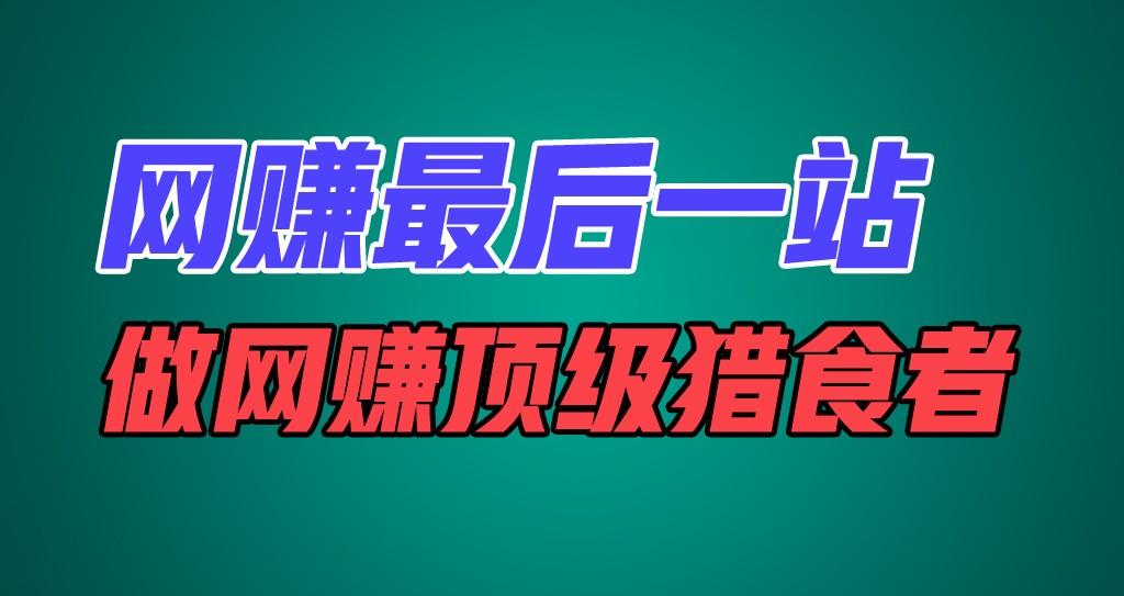 网赚最后一站，卖项目，做网赚顶级猎食者-星禾网创星球