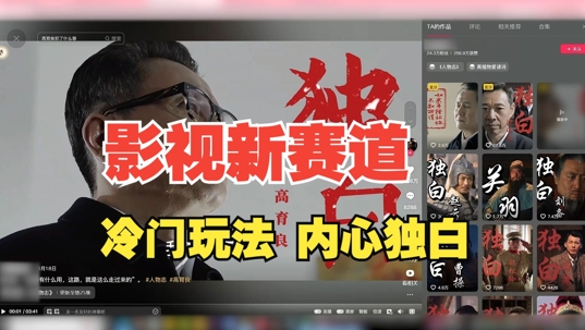 最新影视解说玩法，人物独白，30天涨粉24万+，全流程拆解【揭秘】-星禾网创星球