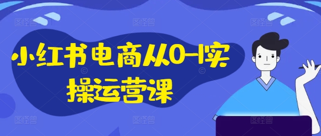 小红书电商从0-1实操运营课，小红书手机实操小红书/IP和私域课/小红书电商电脑实操板块等-星禾网创星球