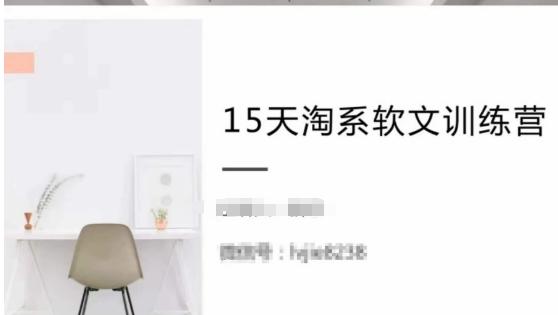 15天淘系软文训练营，跟年入50万的淘系软文导师，学习月收过万的淘系软文-星禾网创星球