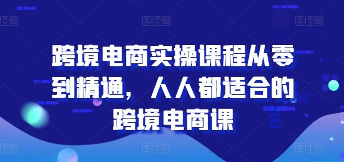 跨境电商实操课程从零到精通，人人都适合的跨境电商课-星禾网创星球