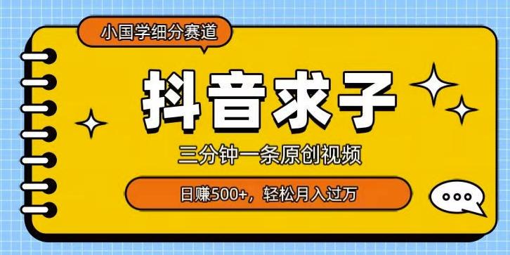 小国学细分赛道，三分钟一条原创视频，日赚500+，可矩阵复制-星禾网创星球