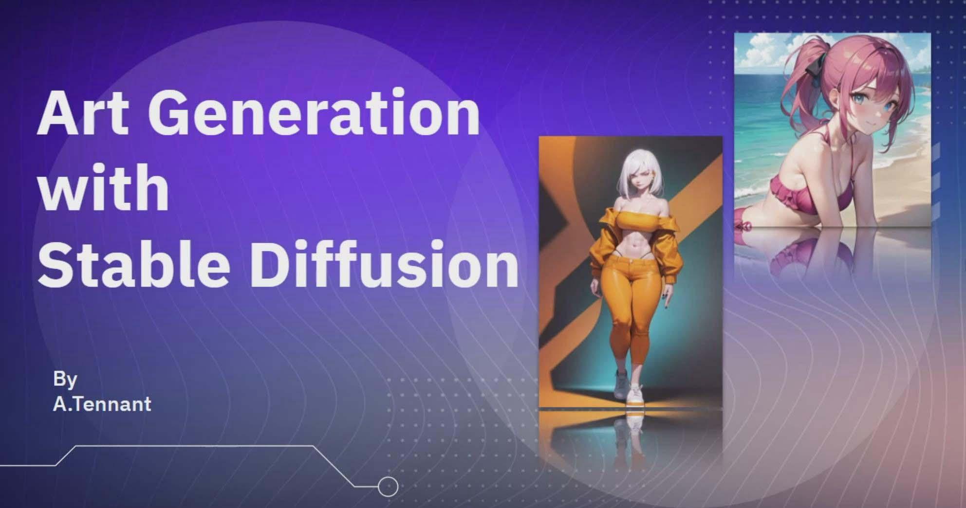 图片[1]-利用Stable Diffusion AI人工智能生成动漫艺术分步教程-14节课-中英字幕-星禾网创星球