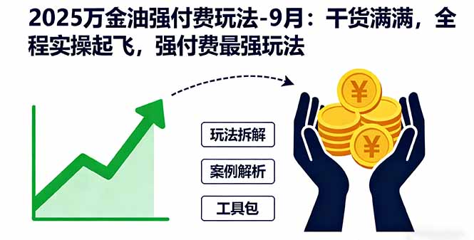 2025万金油强付费玩法-9月：干货满满，全程实操起飞，强付费最强玩法-星禾网创星球