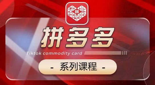2024拼多多系列课，【基础】【运营】【活动】【推广】【玩法】5大模块-星禾网创星球
