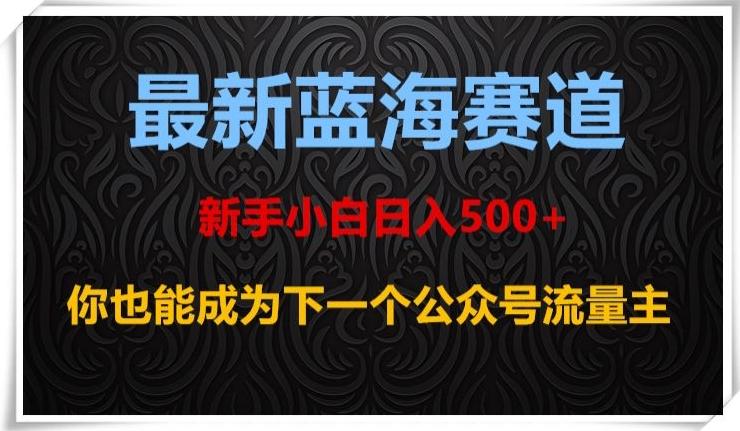 最新蓝海赛道，新手小白日入500+，你也能成为下一个公众号流量主【揭秘】-星禾网创星球
