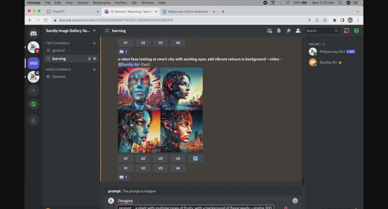 ChatGPT4 和 MidJourney AI 绘画聊天革命性指南教程-33节视频课-中英字幕 ChatGPT4 和 MidJourney AI 绘画聊天革命性指南教程-33节视频课-中英字幕