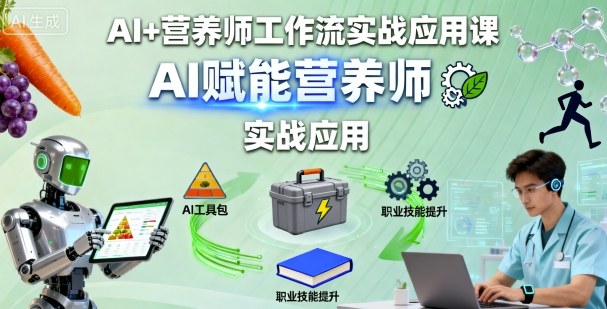 AI+营养师工作流实战应用课，AI赋能营养师-星禾网创星球