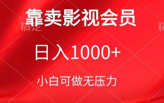 靠卖影视会员，日入1000+，落地保姆级教程，新手可学【揭秘】-星禾网创星球