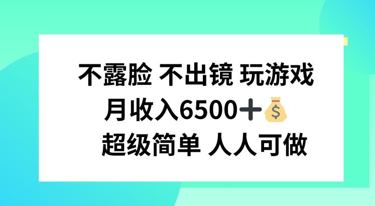 不露脸 不出境 玩游戏，月入6500 超级简单 人人可做【揭秘】-星禾网创星球