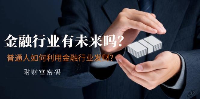 某付费文章：金融行业有未来吗？普通人如何利用金融行业发财?(附财富密码-星禾网创星球