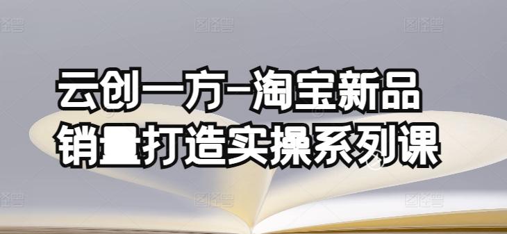 云创一方-淘宝新品销量打造实操系列课，基础销量打造(4课程)+补单渠道分析(4课程)-星禾网创星球