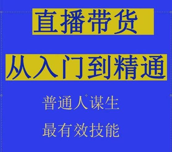 2024抖音直播带货直播间拆解抖运营从入门到精通，普通人谋生最有效技能-星禾网创星球