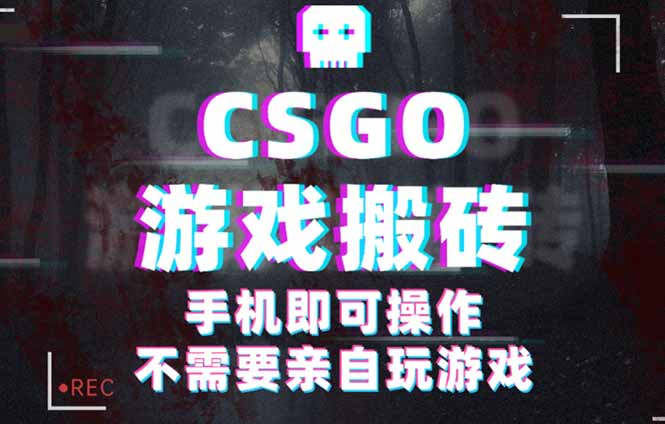 CSGO游戏挂机捡漏，单日扫货500+，年底小高峰上车可吃肉，手机即可操作…-星禾网创星球