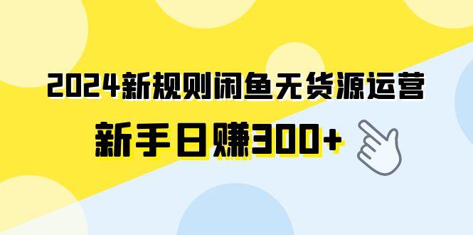 (9522期)2024新规则闲鱼无货源运营新手日赚300+-星禾网创星球