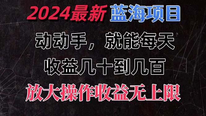 有手就行的2024全新蓝海项目，每天1小时收益几十到几百，可放大操作收...-星禾网创星球