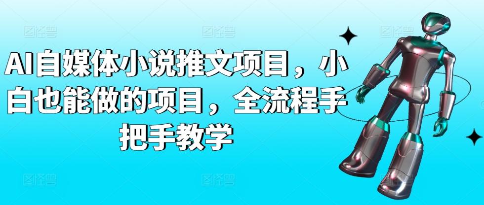 AI自媒体小说推文项目，小白也能做的项目，全流程手把手教学-星禾网创星球