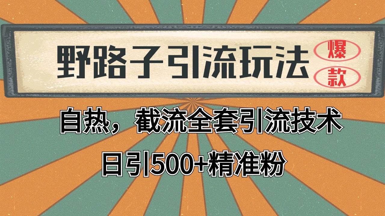 抖音小红书视频号全平台引流打法，全自动引流日引2000+精准客户-星禾网创星球