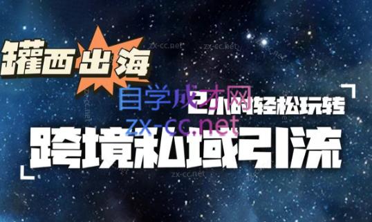 罐西老师·零基础学会跨境私域引流-星禾网创星球