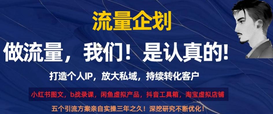 流量企划，打造个人IP，放大私域，持续转化客户【揭秘】-星禾网创星球