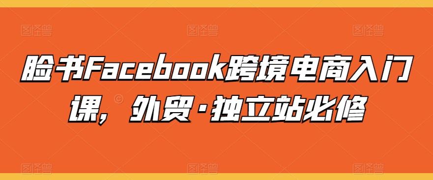 脸书Facebook跨境电商入门课，外贸·独立站必修-星禾网创星球