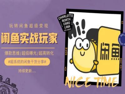 手把手教你0到1系统玩转闲鱼变现，爆款思维/超级曝光/超高转化-星禾网创星球