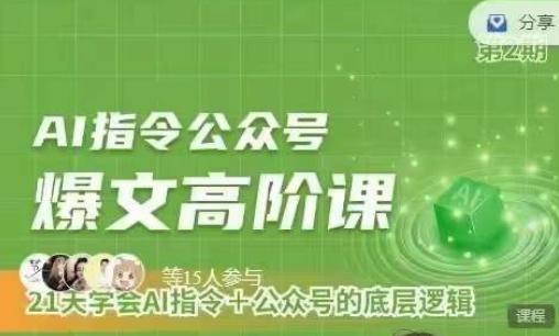 Ai指令公众号高阶课，学会ai指令+公众号的底层逻辑-星禾网创星球