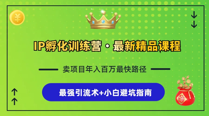 IP孵化训练营，知识付费全流程+最强引流术+小白避坑指南-星禾网创星球