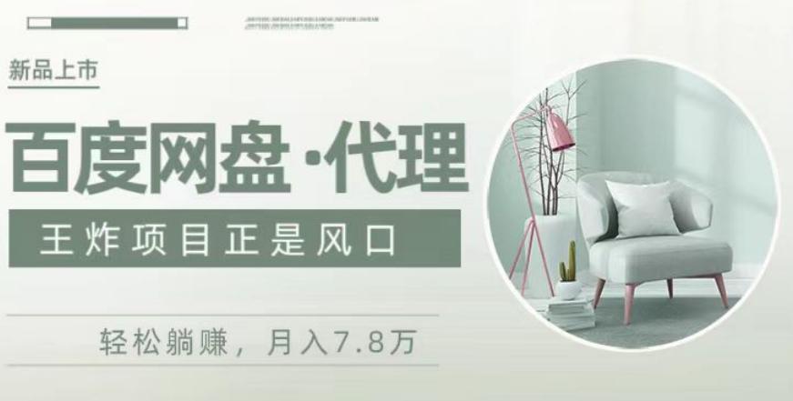度盘代理，月入7w保姆级全方位教程-星禾网创星球