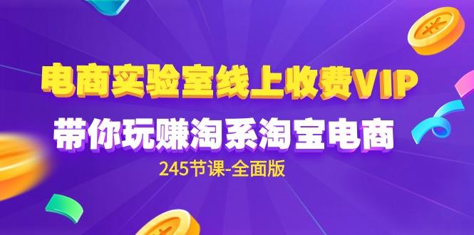 (9859期)电商-实验室 线上收费VIP，带你玩赚淘系淘宝电商(245节课-全面版)-星禾网创星球