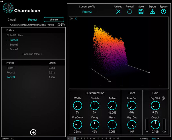 Accentize Chameleon(智能音频插件) v2.1.1 免费版-星禾网创星球