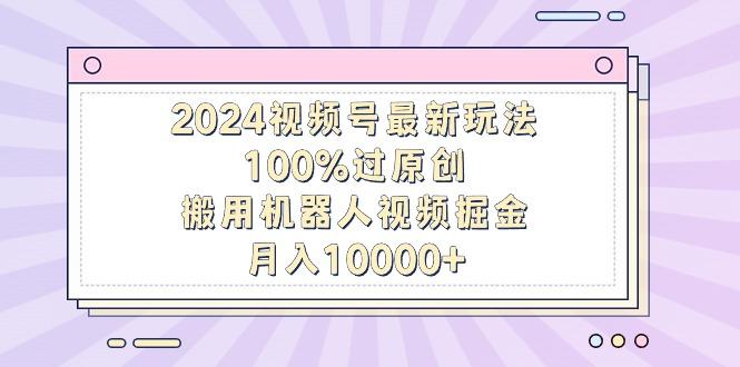 2024视频号最新玩法，100%过原创，搬用机器人视频掘金，月入10000+-星禾网创星球