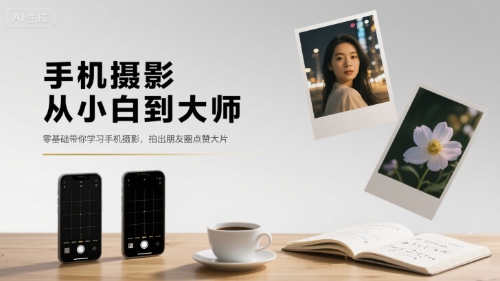 手机摄影从小白到大师，零基础带你学习手机摄影，拍出朋友圈点赞大片-星禾网创星球