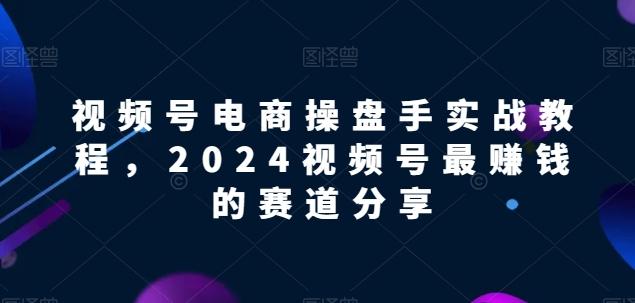 视频号电商实战教程，2024视频号最赚钱的赛道分享-星禾网创星球