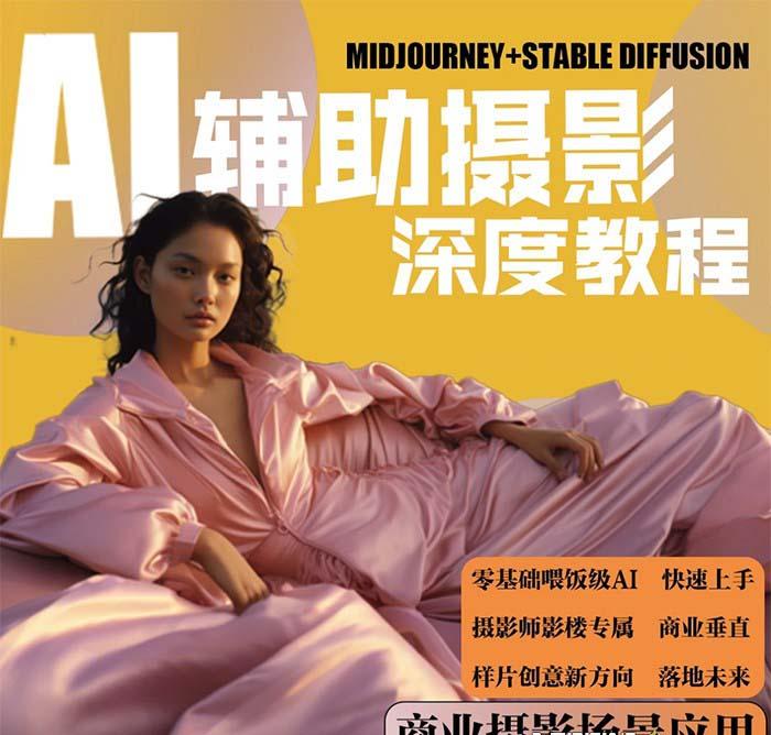 (8727期)2024年AI辅助摄影人工智能商业应用摄影课程(37节课)-星禾网创星球