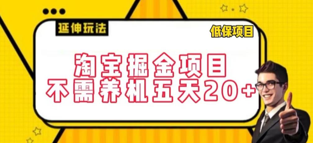 淘宝掘金项目，不需养机，五天20+，每天只需要花三四个小时【揭秘】-星禾网创星球