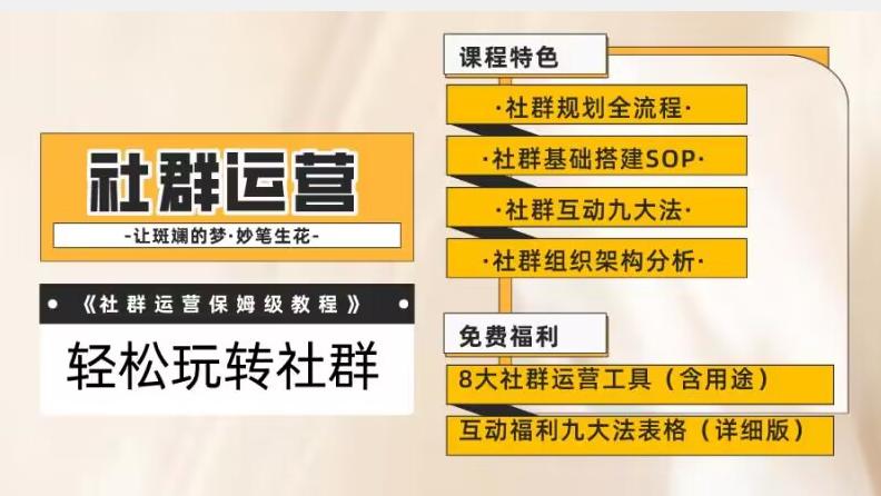 【社群运营】保姆式教程：九大互动法，八款社群运营工具助你轻松玩转社群【揭秘】-星禾网创星球