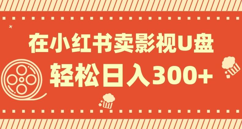 在小红书上卖影视U盘，轻松日入300+，操作简单，小白可轻松上手-星禾网创星球