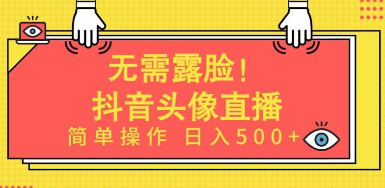 无需露脸，Ai头像直播项目，简单操作日入500+【揭秘】-星禾网创星球