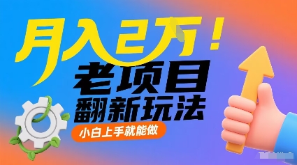 月入2W！老项目翻新玩法，小白上手就能做，非常容易上手-星禾网创星球