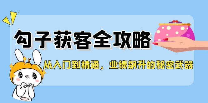 从入门到精通，勾子获客全攻略，业绩飙升的秘密武器-星禾网创星球
