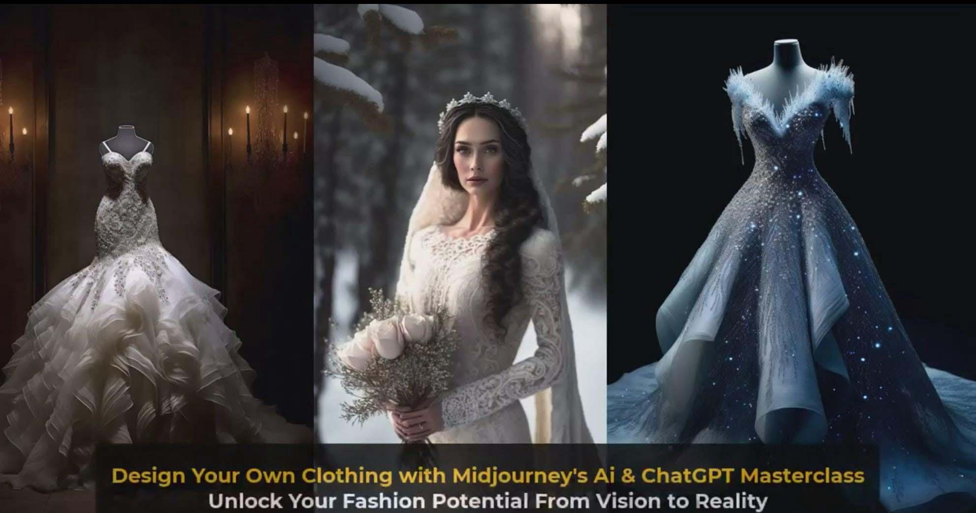 利用 Midjourneys Ai 人工智能设计自己的服装AI大师班-10节课-中英字幕 利用 Midjourneys Ai 人工智能设计自己的服装AI大师班-10节课-中英字幕