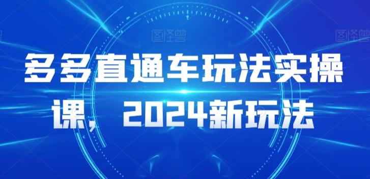 多多直通车玩法实操课，2024新玩法-星禾网创星球