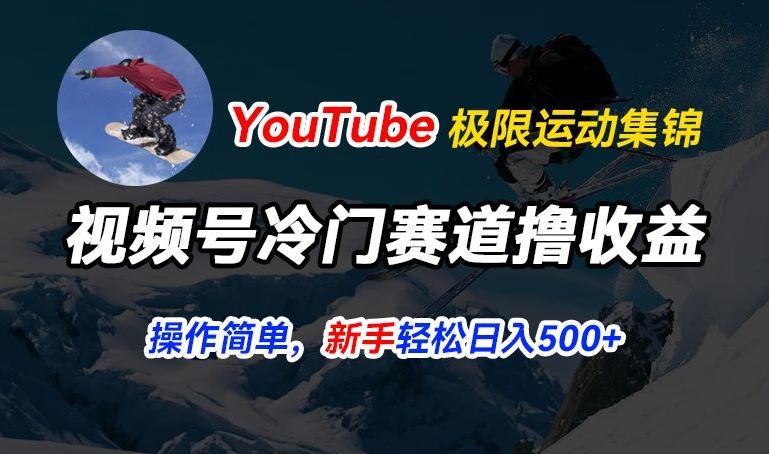 视频号冷门赛道撸收益，YouTube搬运极限运动集锦，暴力起号，操作简单流量高，轻松日入5张【揭秘】-星禾网创星球